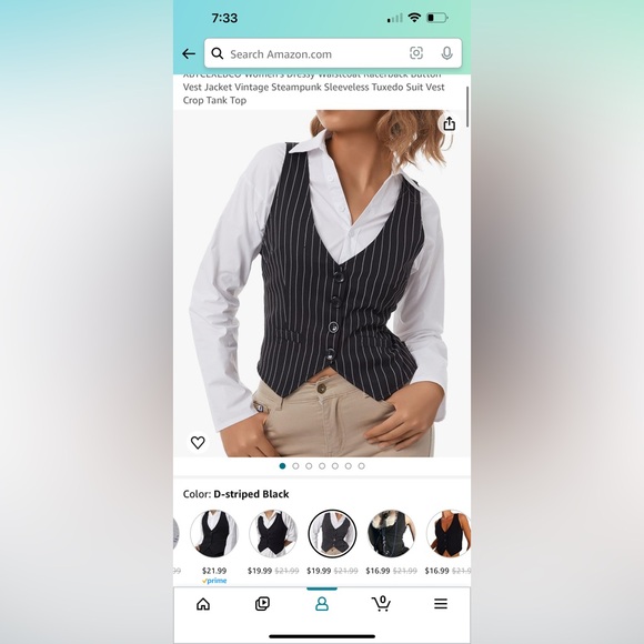Amazon Women’s Vest Size Small - Picture 2 of 3